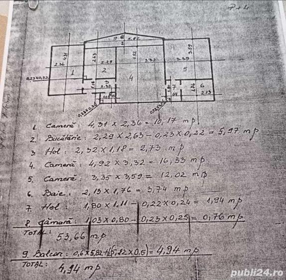 apartament 3 camere strada munteniei - 1