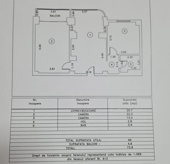 Apartament 2 camere transformat in 3 camere, Buzaului. - 9