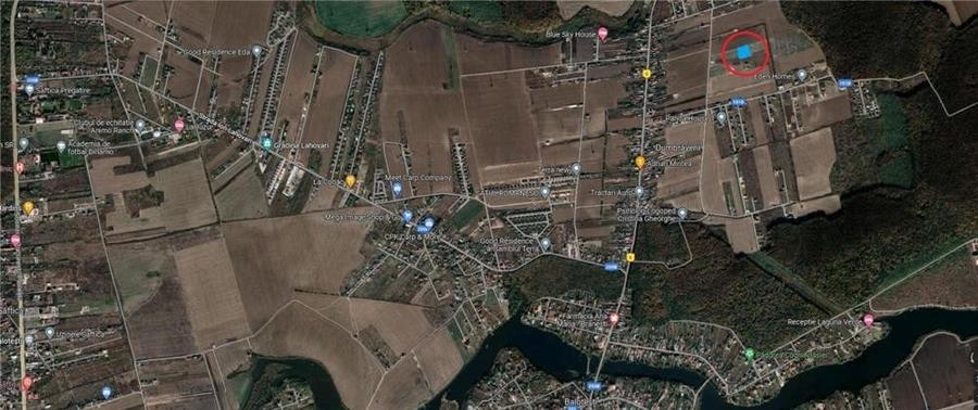 Teren Intravilan Balotesti | Utilitati | 882mp | Padure - 1