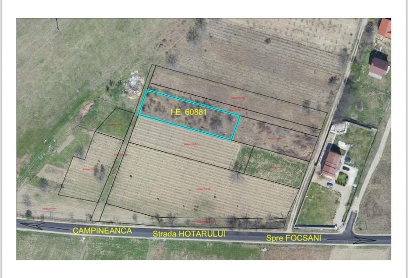 Teren Construcții intravilan de 1200 mp, în Câmpineanca