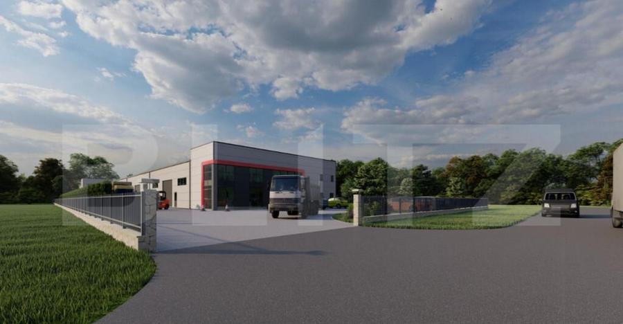 Hala moderna, acces din E576, birouri, 1658 mp utili, rampa - 5