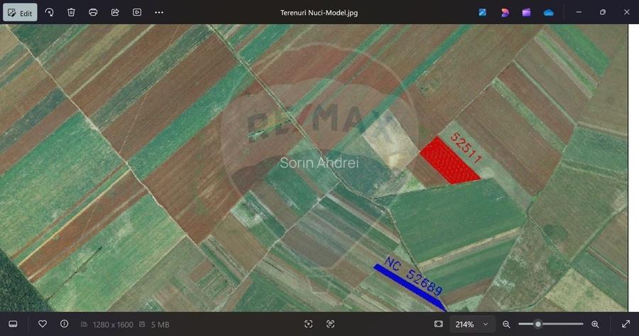 Teren 9,400 mp intravilan Nuci Ilfov