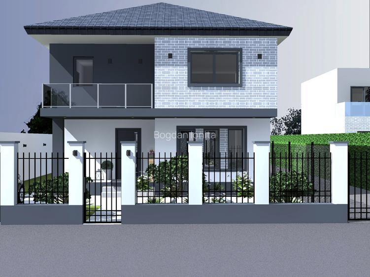 Casa de Lux - 5 Camere-La Bulevard - Curte 430mp-Terasa cu Beci-Comuna Berceni!