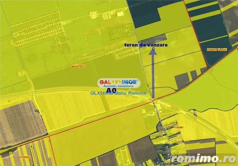 Teren pentru constructie case, 1408 mp Balotesti, zona inel A0 - 3