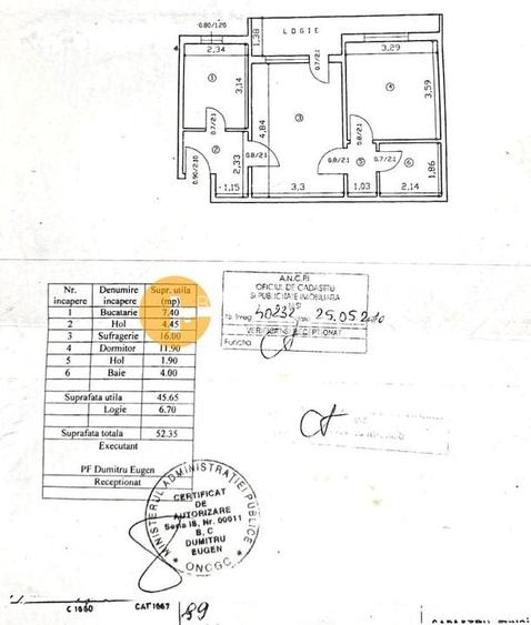 2 Camere SemiDecomandat - Etaj 2 - Podu Ros