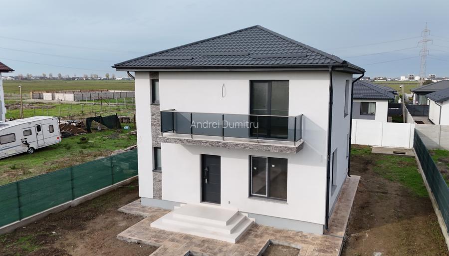 Casă Individuală Nouă cu 4 Camere și 420 mp Teren în Comuna Berceni |