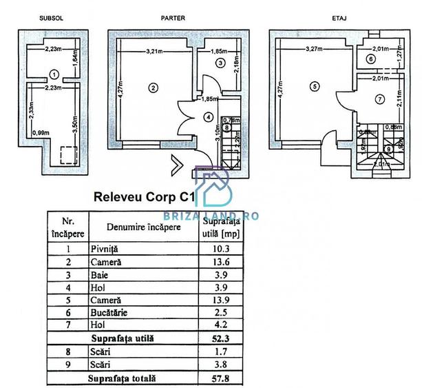 1 Mai, Domenii, casa 2 corpuri, total 4 camere, 3 bai, 2 bucatarii, teren 118mp - 18
