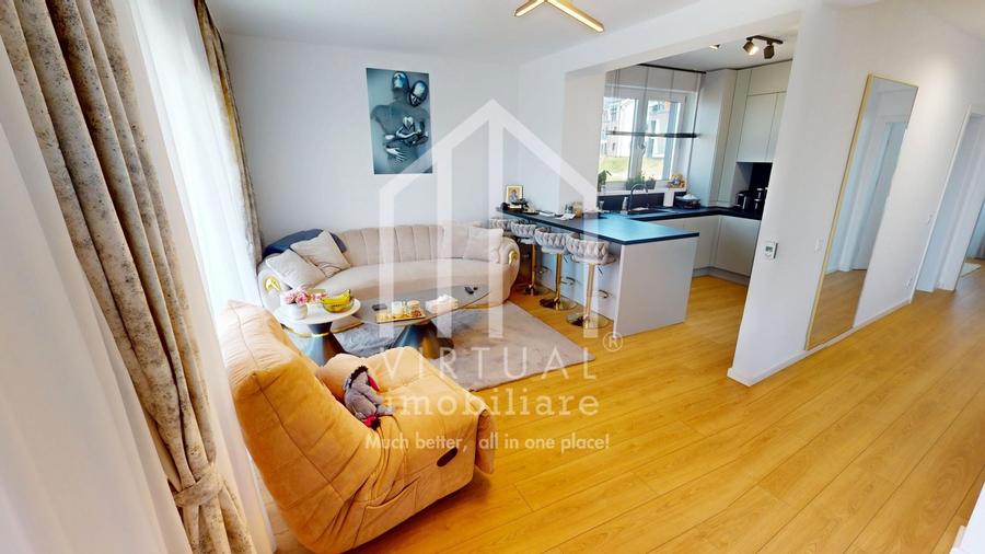 Ap cu 2 camere, 54mp utili, balcon, mobila, parcare, Cristian - 2