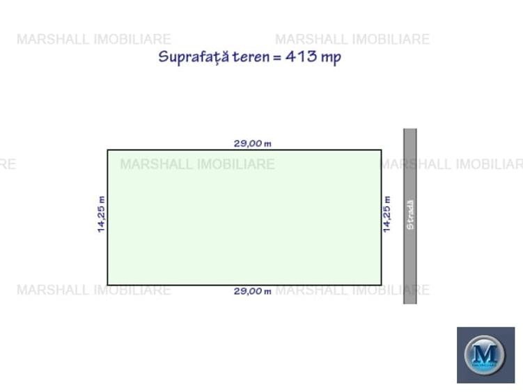 Teren intravilan de vanzare in Plopu, 413 mp #16479 - 2
