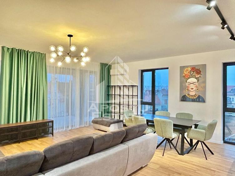 Apartament 4 camere , mobilat lux, loc parcare SUBTERAN,  Central - 4