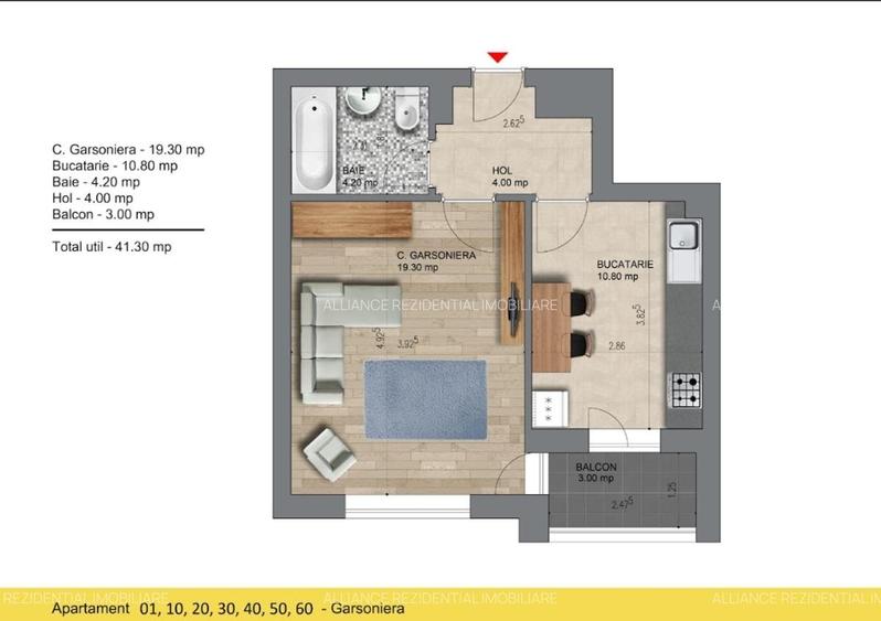Garsoniera de vanzare la 5 minute de metrou Popesti Leordeni - 6