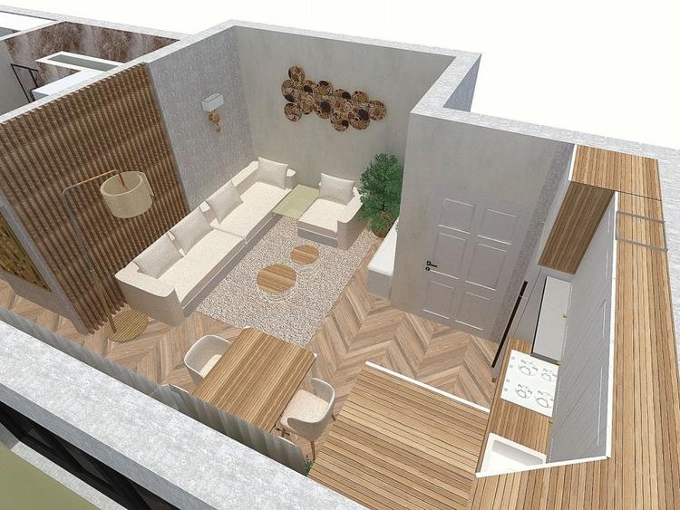 Apartament 2 camere cu terasa 54 mp de vanzare in Complexul Brubus - 3