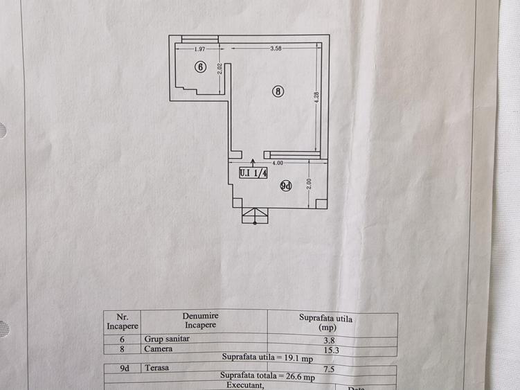Mamaia Nord - Garsoniera etaj parter, suprafață 26mp - 45.000euro - 9