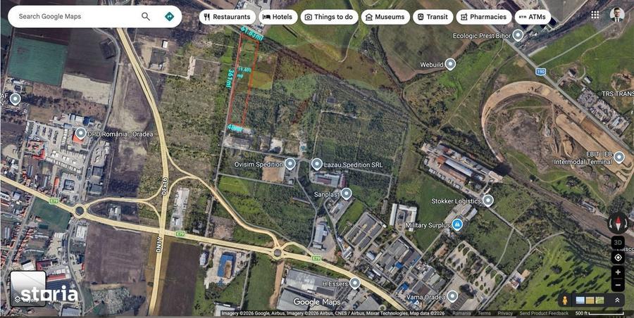 Teren 19,400mp Oradea / Calea Borsului/zona Comau/Industrial/DEx16/A3 - 1