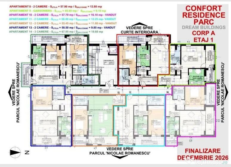 Confort Residence - Parc Romanescu - 5