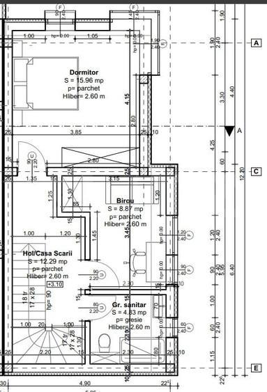 Casa 120 mp, teren 125 mp, zona Borhanci - 8