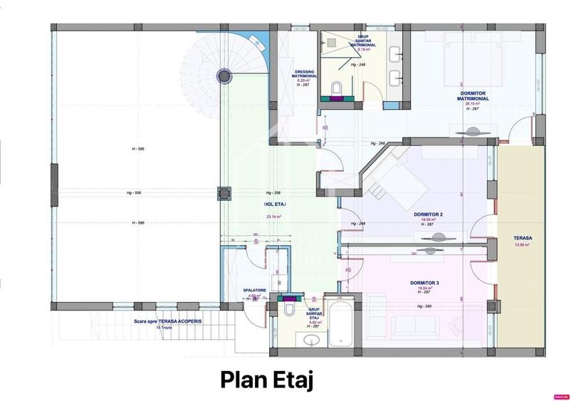 Casa  individuala cu 6 camere, 473.1 mp utili+teren 800mp | Selimbar - 7