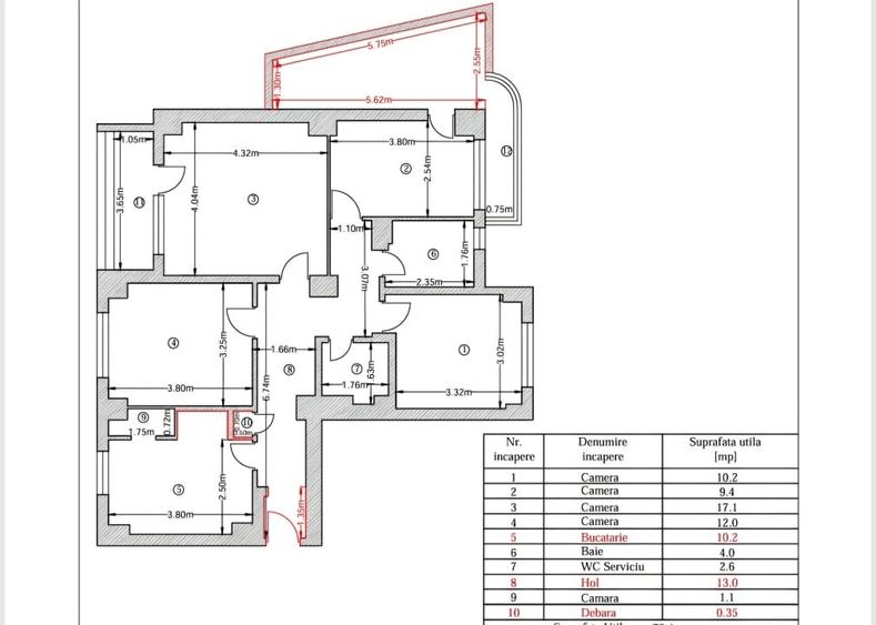 Apartament 4 camere, 2 balcoane, vis a vis de ASE - 2