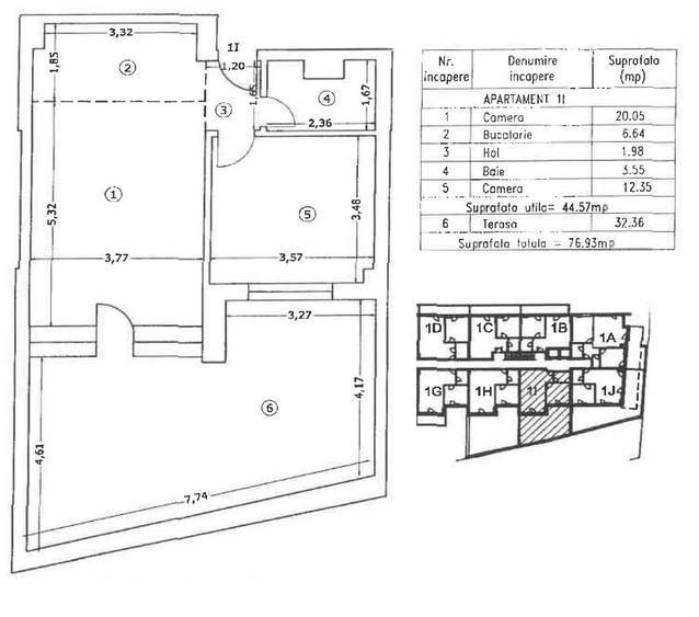 2 camere cu terasa de 32 mp si parcare - Ultracentral - Unirii | Cal Calarasi - 8