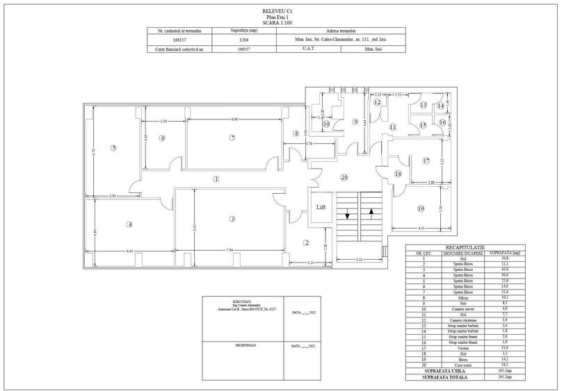 Spatiu de Birou 15m2 si 15.10m2 - zona Baza 3 - Calea Chisinaului 132 - 2