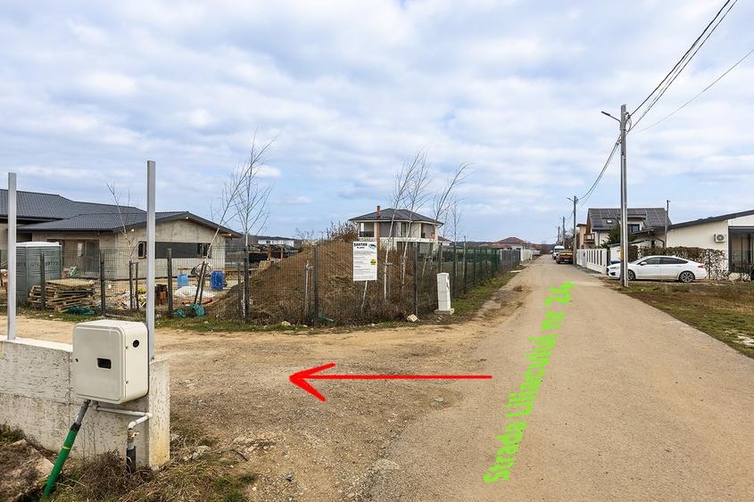 Teren Construcții intravilan de 500 mp, în Balotești