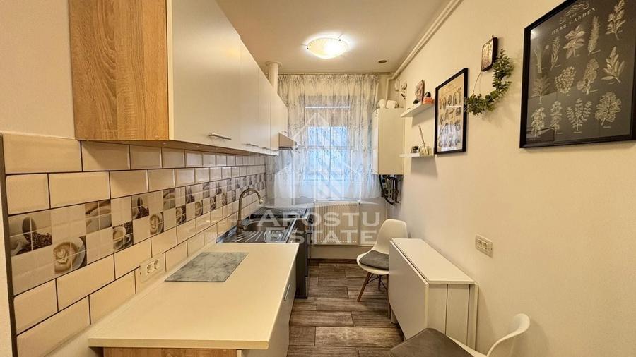 Apartament cu o camera de vanzare, zona Buziasului, Timisoara,centrala - 7