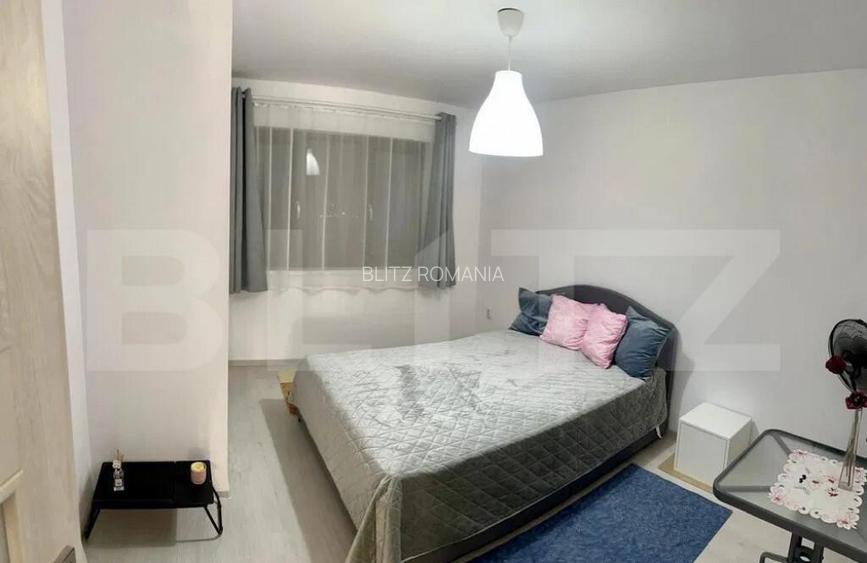 Casa mobilat modern, 3 camere, dressing, parcare, curte 450