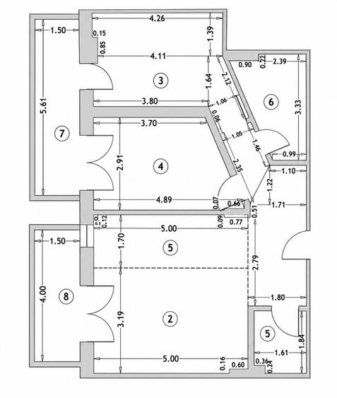 3 camere open space | bloc 2025 | etaj 3/5 | finisaje premium | Parc Zavoi Morilor - 1