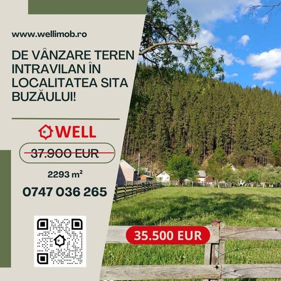 De vânzare teren intravilan în localitatea Sita Buzăului! - 6