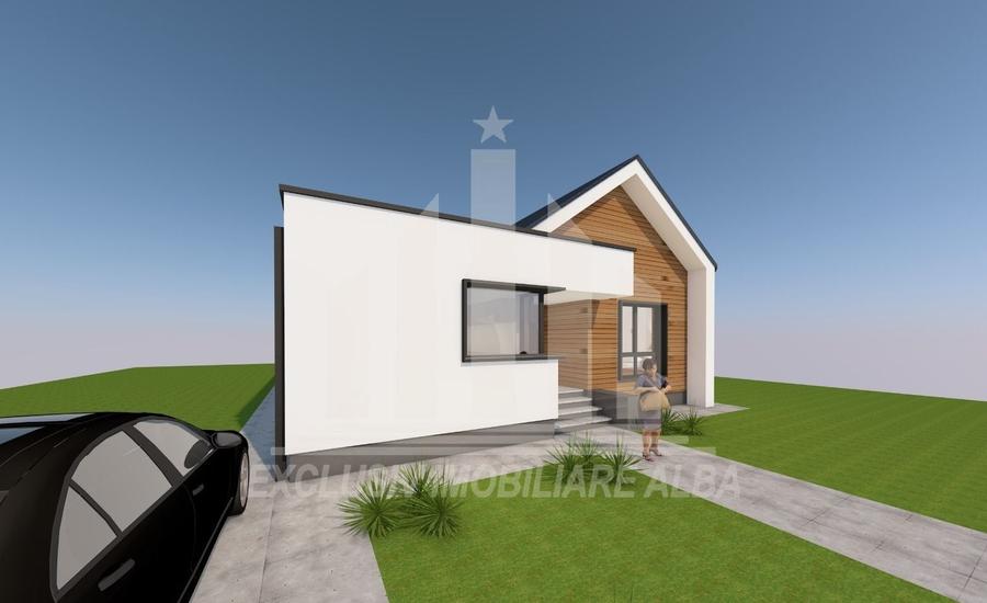 Casa individuala | 120 mp | 370 mp teren | Alba-Micesti - 1