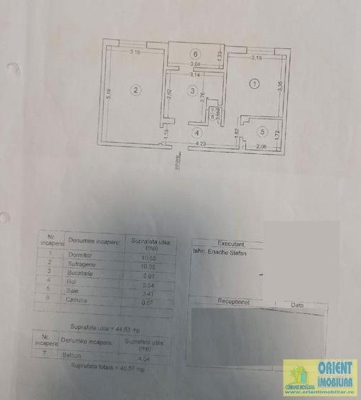 Km 5, decomandat, 2 camere, etaj 3, mobilat, gaze, vanzari Constanta - 9
