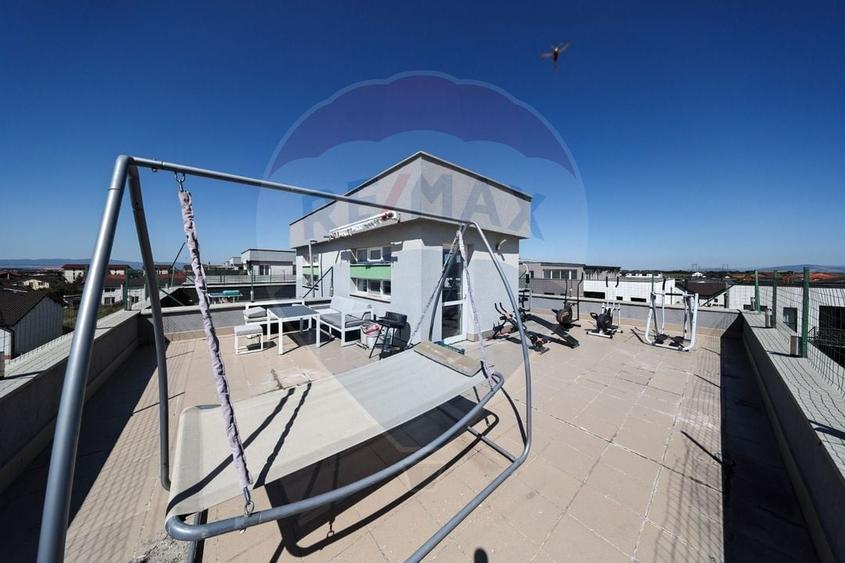 Penthouse 3 camere cu terasa, mobilat, loc parcare - 71