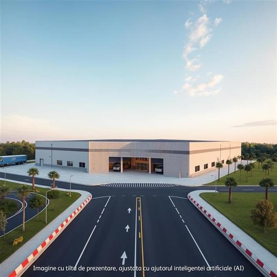 Teren industrial 7.200 mp / DN1B  Zona showroom-uri auto / Deschidere 28 m - 2