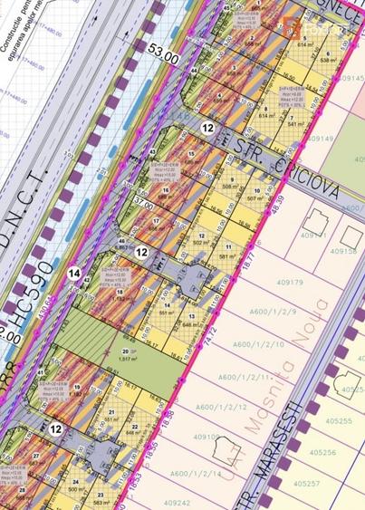 Parcele teren de vanzare, pentru case - Mosnita Noua - 1