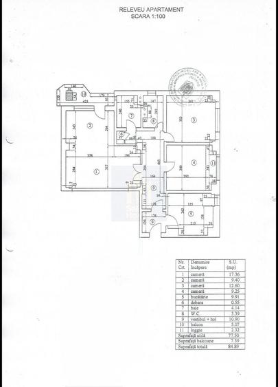 Apartament 3 camere de vanzare *Timpuri Noi - Tineretului* Tur virtual - 39