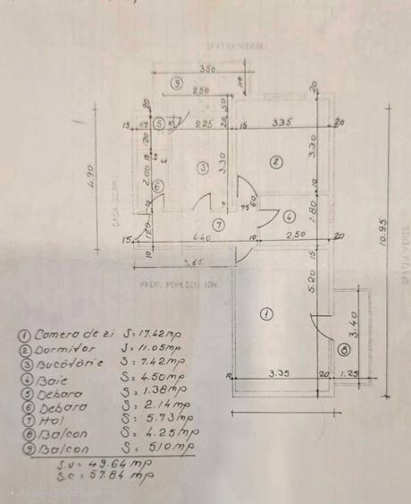 Apartament 2 camere ,living 2 balcoane izolatie exterioara,gresie si faianta spaniola finisari premium cu ipsos modelaj, - 1