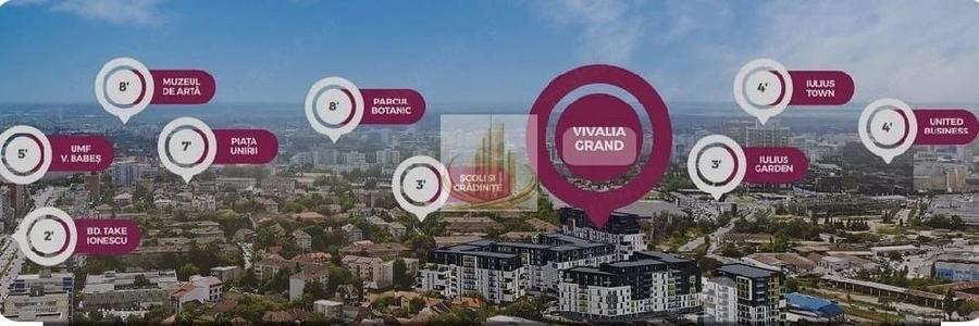 Apartament, zona centrala, 3 cam, 2 bai, parter, Complex Vivalia - 5
