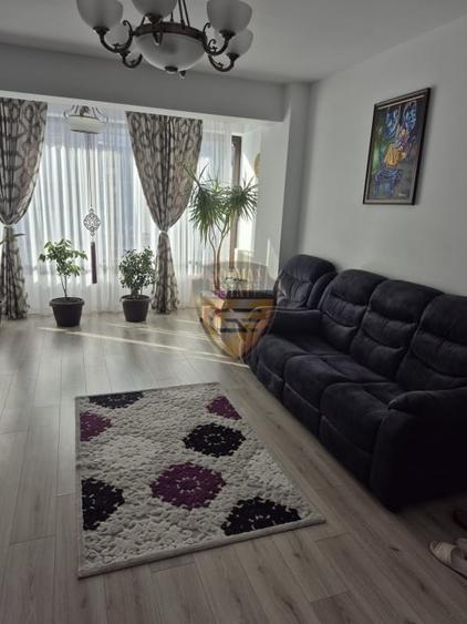 3 camere, Tomis Plus, 91 mp, parcare, 2 bai, 2 balcoane, et 1/5, complet mobilat - 2