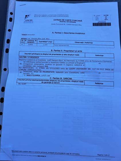 Vand teren intre Darasti Ilfov si orasul Magurele - 2