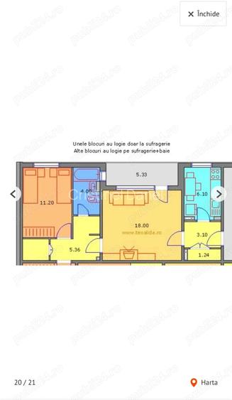 Vand apartament 2 camere cu privire la Bulevardul Iuliu Maniu