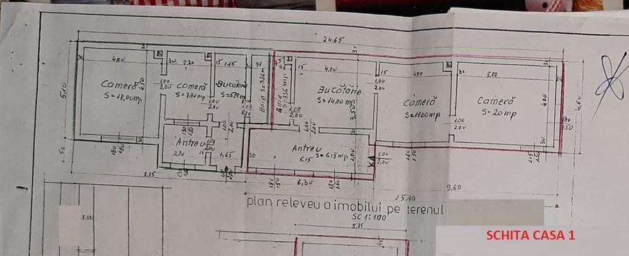 Casă individuală cu 6 camere cu Canalizare în Dâmbul Rotund