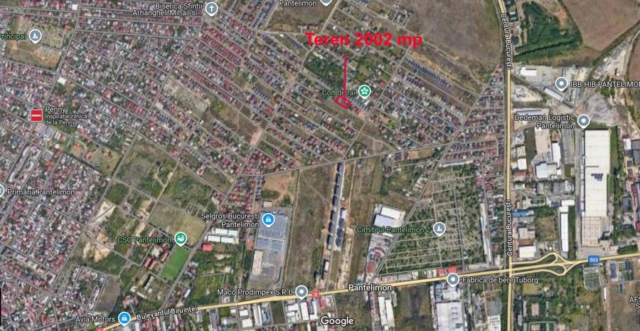 Teren 2002MP*deschidere 65m la 2 strazi*adiacent Rascoala 1907*Utilitati - 6