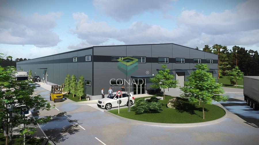 Teren de vanzare cu autorizatie pentru 2 hale - Otopeni - 10.000 mp - 7