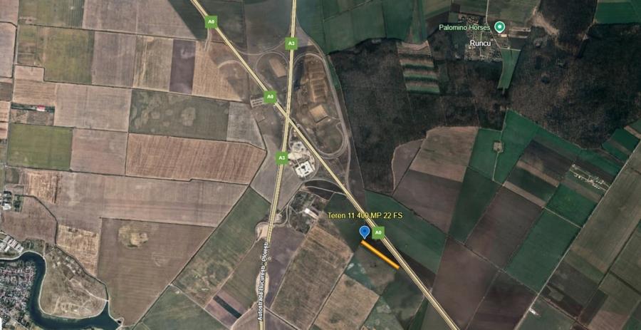 Vanzare teren 11.400 MP Intravilan Tarla 10–Ștefanestii de Jos, Zona nod A3 – A0 - 1