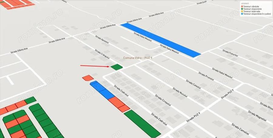 Teren Intravilan zona Sf. Ana In Berceni | utilitati: curent | #UG3E - 6