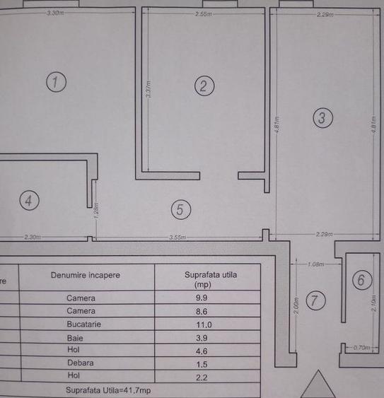 Apartament 2 camere, de vanzare, cu parcare, decomandat, zona Oasului - 3