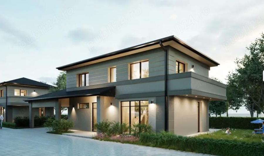 Casa individuala nZEB, garaj dublu,panouri fotovoltaice - 4