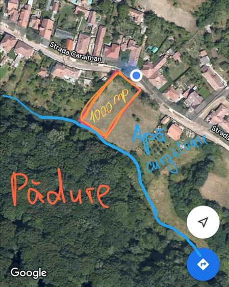 Teren constr.1000 mp, in Sighisoara, s. Caraiman - 1