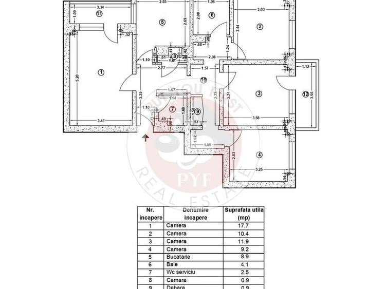 Tineretului | 4 camere | Decomandat | 89mp | B12268