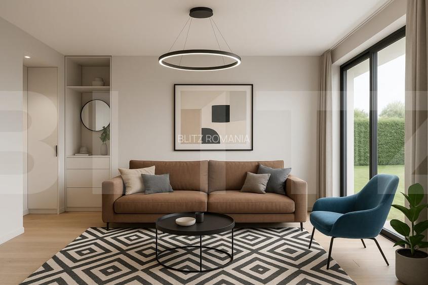 Apartament 2 camere + Gradina 75 mp